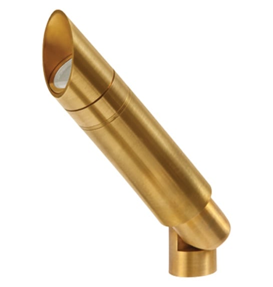 Mini Spotlight with Leg in Brass