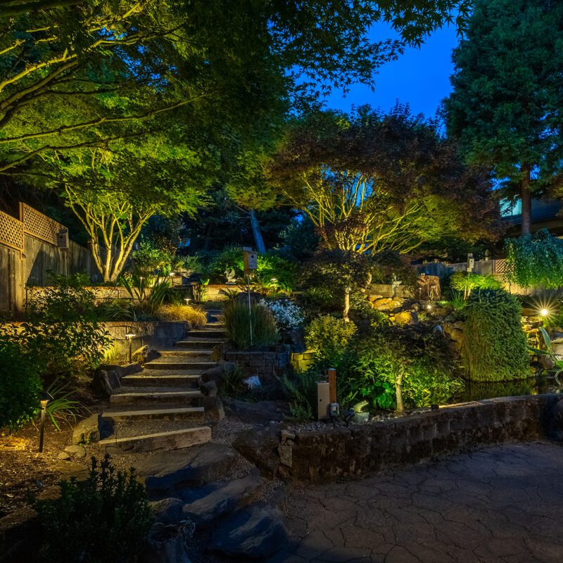 PL005 LED | Brass Tiki 5" Path Light - Image 3