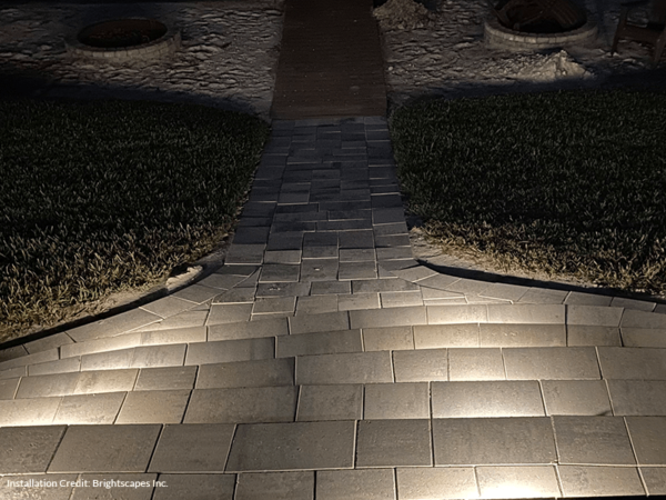 Rock Wall Light Application Photo