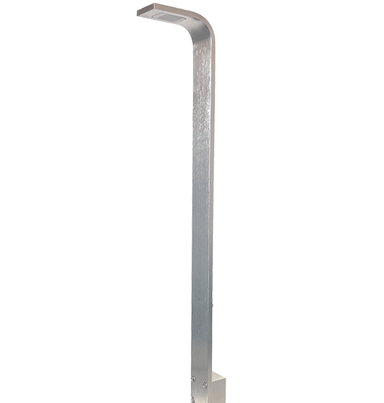 P1.90 Path Light in Stainless Aluminum