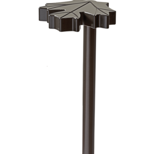 Maple Leaf Path Light in Architectural Bronze