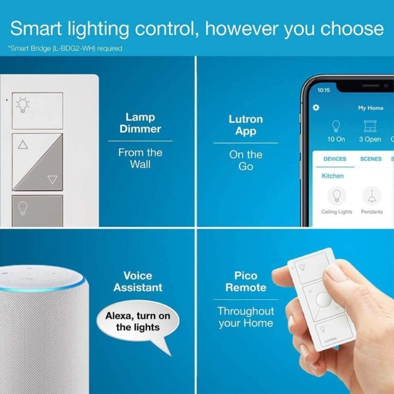Automation | Lutron Caseta Wireless Smart Lamp Dimmer - Image 2