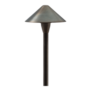 PL006 Halogen | Brass Tiki 7" Path Light