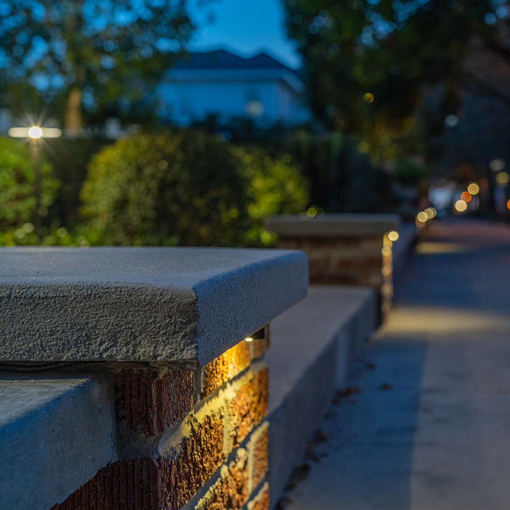 Micro Max installed for compact exterior accent lighting