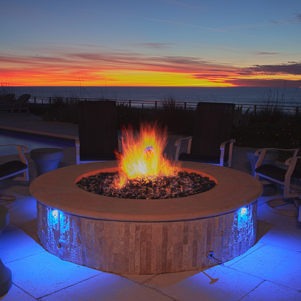 Micro Max used for low-profile landscape and architectural accent lighting