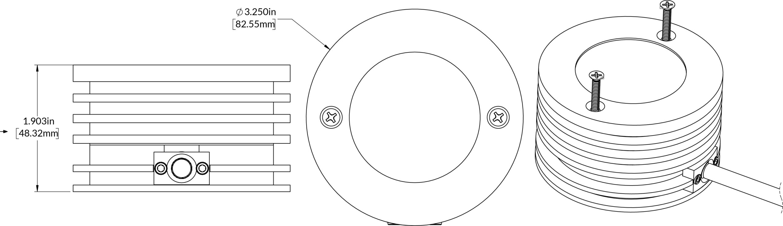 S3 Submersible Super Saturn dimension drawing