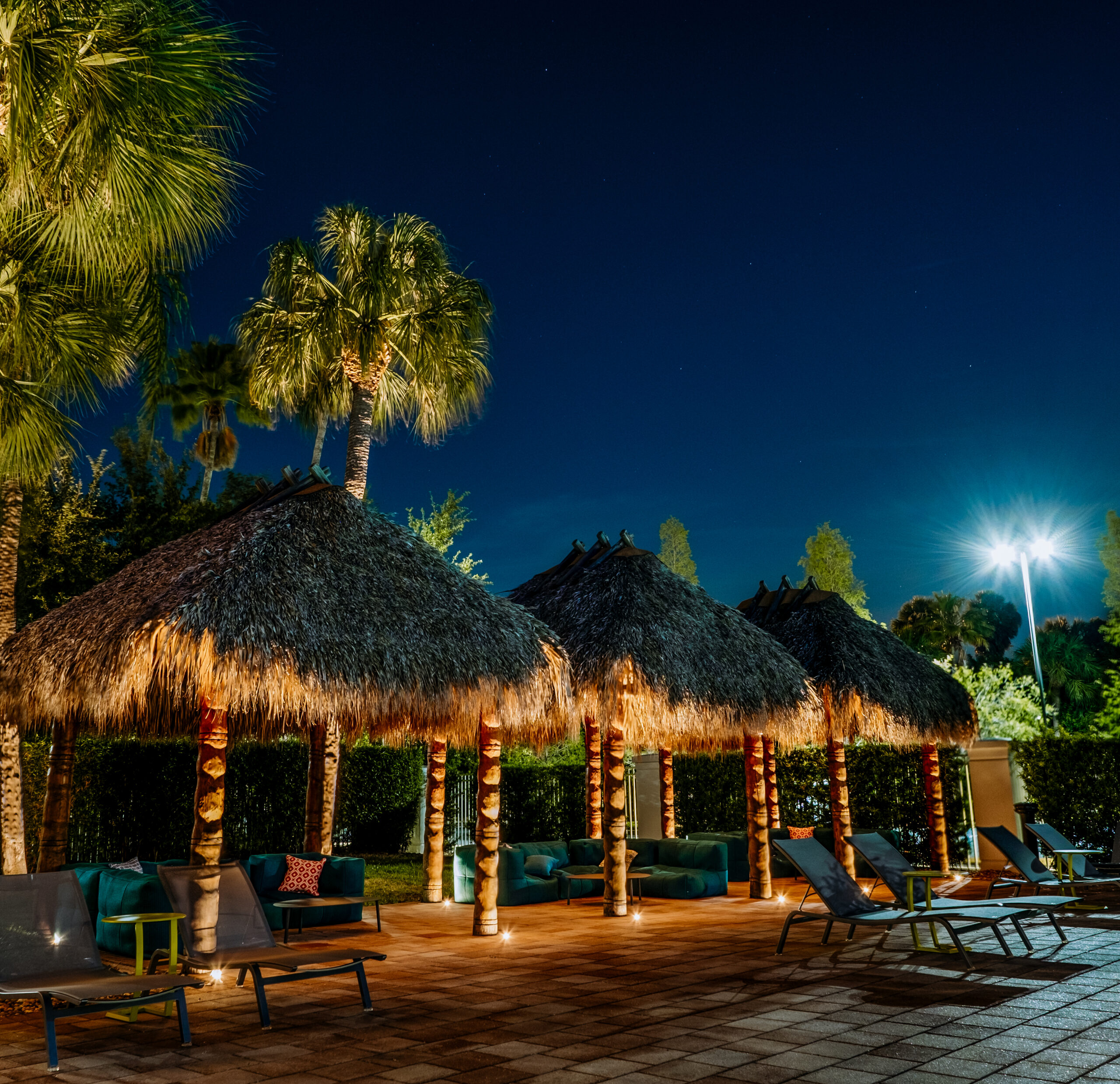 Well Light used for in-grade landscape and architectural uplighting