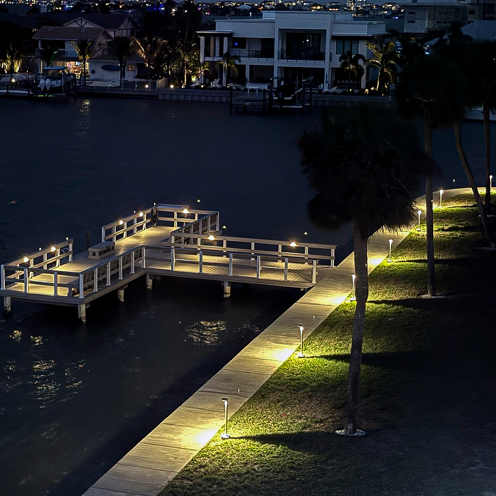 P11 Path Light used for large area pedestrian lighting